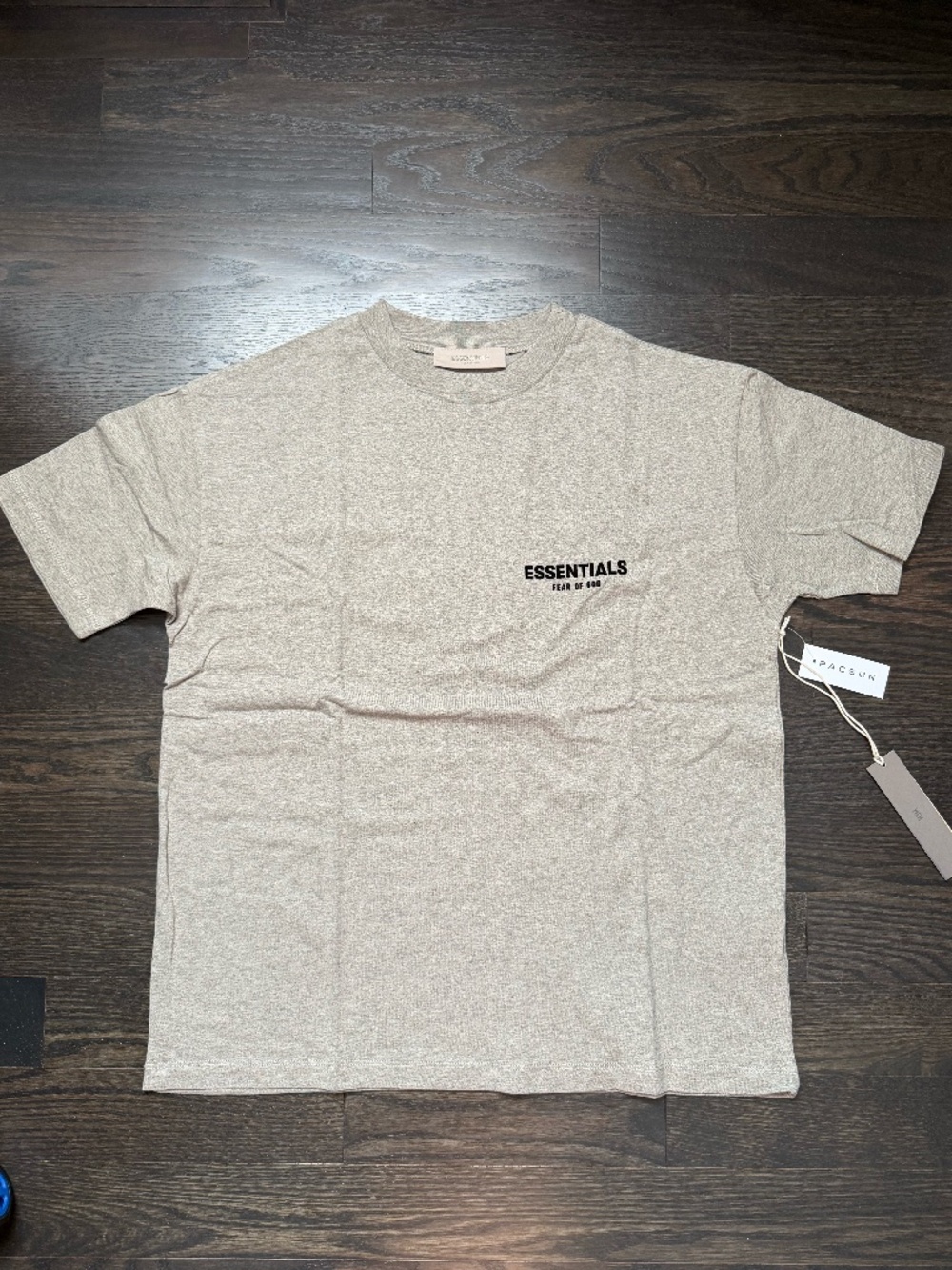 Essentials Fear of God Dark Oatmeal Short Sleeve Shirt Size Small